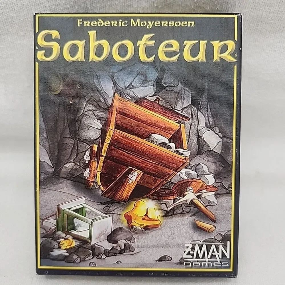 Game Saboteur Card Z-MAN Games Frederic Moyersoen 2004 Dig For Gold Complete